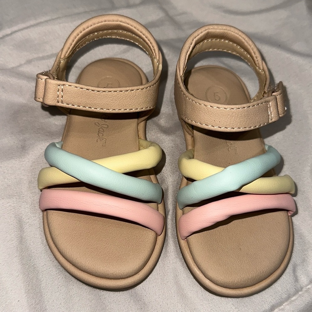 Size 5 cat & jack sandals